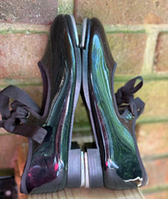 Capezio Girl's Tap Dance Shoes Size 13   Mary Jane Style Patent
