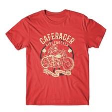 Caferacer Ride Forever T-Shirt. Motorcycle Biker 100 Cotton Premium Tee New