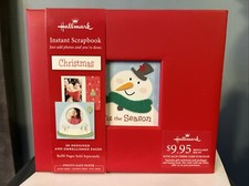 Hallmark Christmas Instant Scrapbook 20 Pg TIS THE SEASON Acid Free Paper in Box
