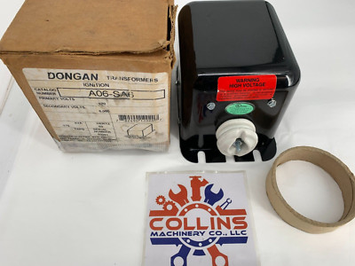 Dongan A06-SA6 .175kVA Pri. 120V Sec. 6000V Industrial Ignition Transformer