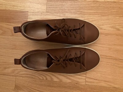 Ecco brown leather upper sneaker US 8