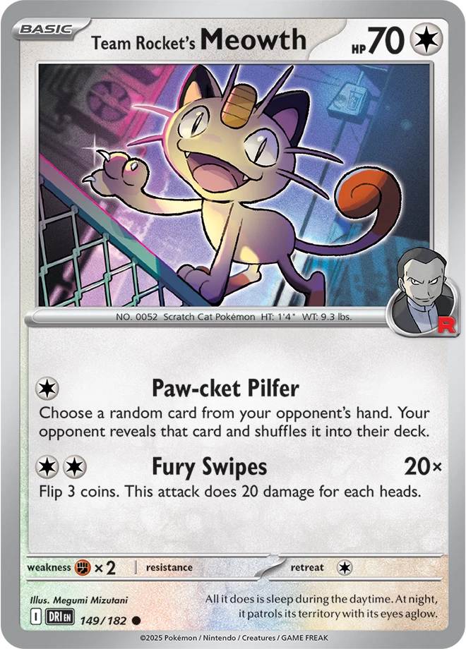 Team Rocket's Meowth Pokémon TCG Cards for sale | eBay