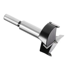 Forstner Drill Bit 50mm Carbide Wood Auger Opener Boring Bit Black