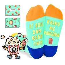 Funny Socks for Girls - Silly Crazy Socks for Kids, Popcorn Gifts for Boys 7-...