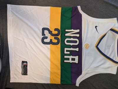 adidas NBA Nola Swingman Jersey New Orleans Pelicans #23 Anthony Davis Xl