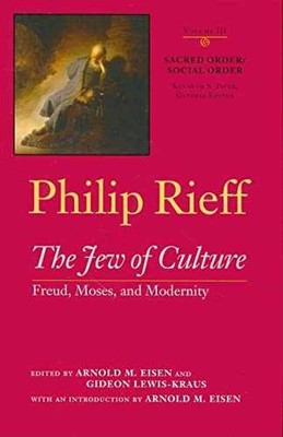 Sacred Order/Social Order: The Jew - Hardcover, by Rieff Philip; Piver - New h