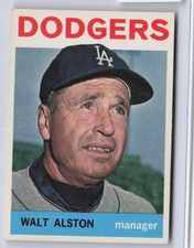 1964 Topps Walt Alston #101 - Dodgers - Ex+ centered - S4185