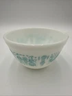 Vintage PYREX Blue Butterprint Amish Nesting Bowl #401 1.5 Pt Made In USA