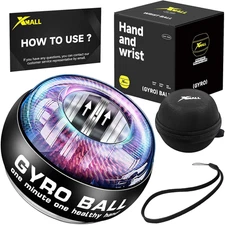 Torque Ball Hand Exerciser – Grip, Wrist & Forearm Strength Trainer with Auto-St