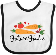 Inktastic Future Foodie Cute Vegetable Baby Bib Food Kids Childs Vegetables Fun