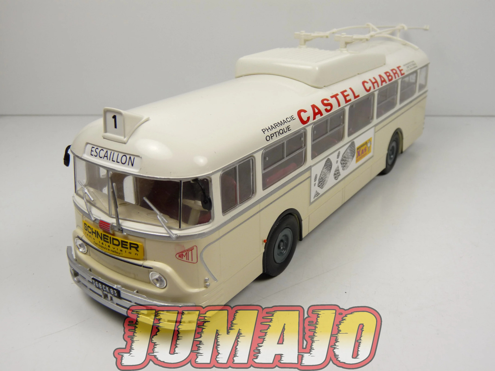 Trolleybus Vetra Chausson APU Escaillon n1 souvenir nostalgie France IXO