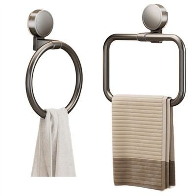 Bathroom Towel  Toilet Wall Hanging Bathroom Towel Holder Kitchen Rag Rack T4Y5