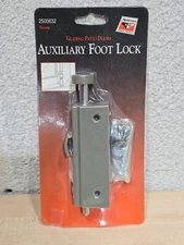 Beige Anderson Gliding Sliding Patio Door Auxiliary Foot Lock 2500632 SEALED NEW