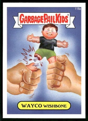 2014 Topps Garbage Pail Kids Series 2 #118a Wayco Wishbone