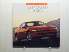 1990 Plymouth Laser Sales Brochure Booklet Rs Turbo