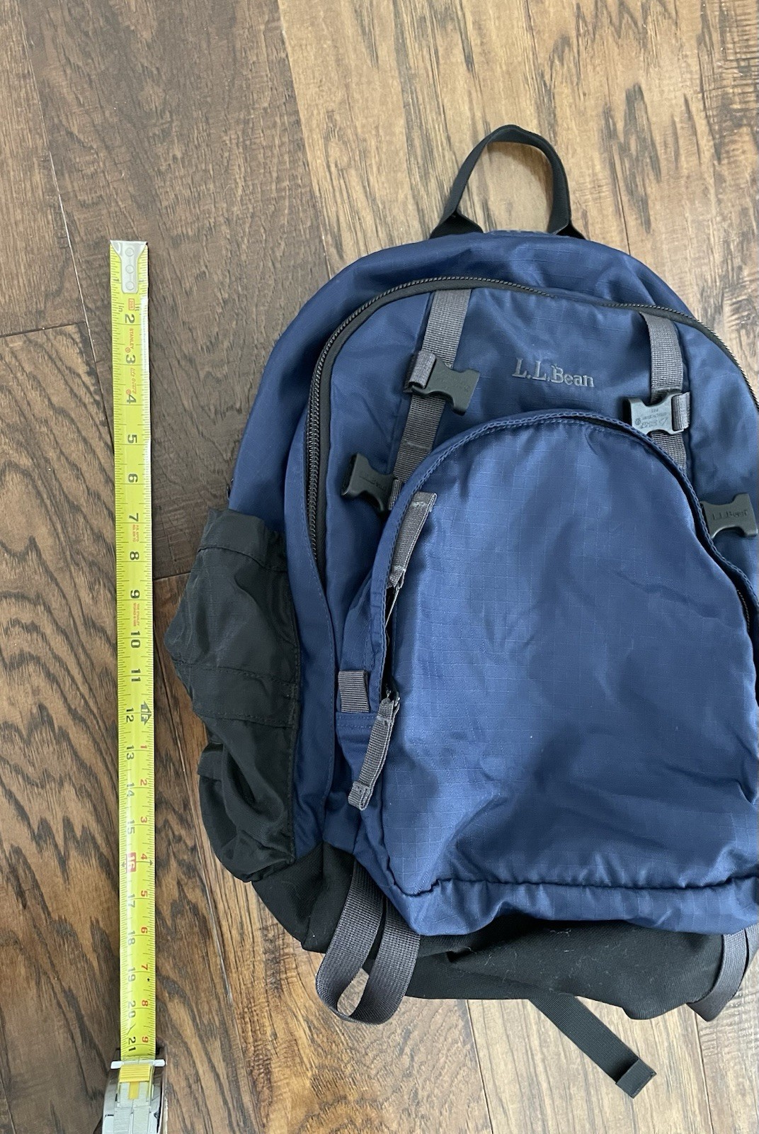 LL Bean Navy Backpack - image 10