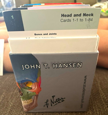 Netter's Anatomy Flash Cards 4th Lernkarten, John T. Hansen