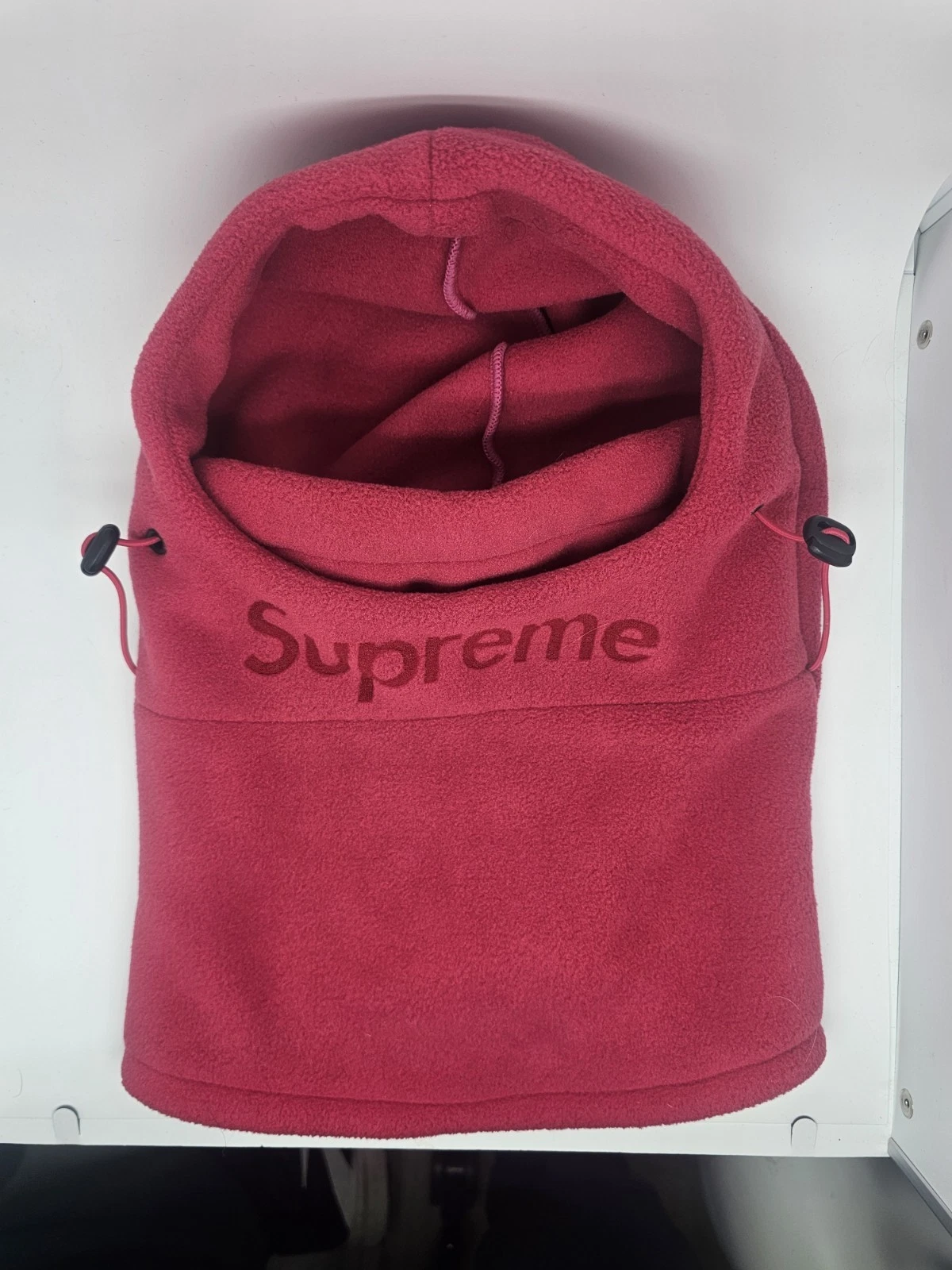 SUPREME POLARTEC BALACLAVA (MAGENTA) FW21 NEW ERA BOX LOGO MOHAIR BEANIE