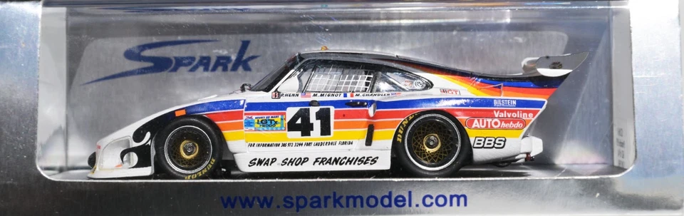 1/43 SPARK PORSCHE 935 K3 SWAP SHOP LE MANS 1981/ minichamps trofeu - Photo 3/3