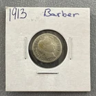 1913 Barber Dime 10C Circulated Uncertified Variety Barber Ungraded