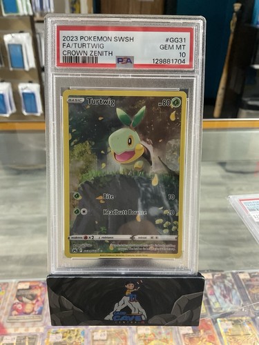 Turtwig graded PSA 10 for sale on eBay