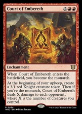 1x Near Mint, English Court of Embereth - Commander: Wilds of Eldraine