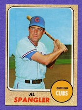 1968 Topps Al Spangler #451 Cubs High Grade NM