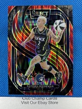 2025 #149 Natisha Hiedeman Panini Select WNBA Premier Red Flash Prizm 177/349