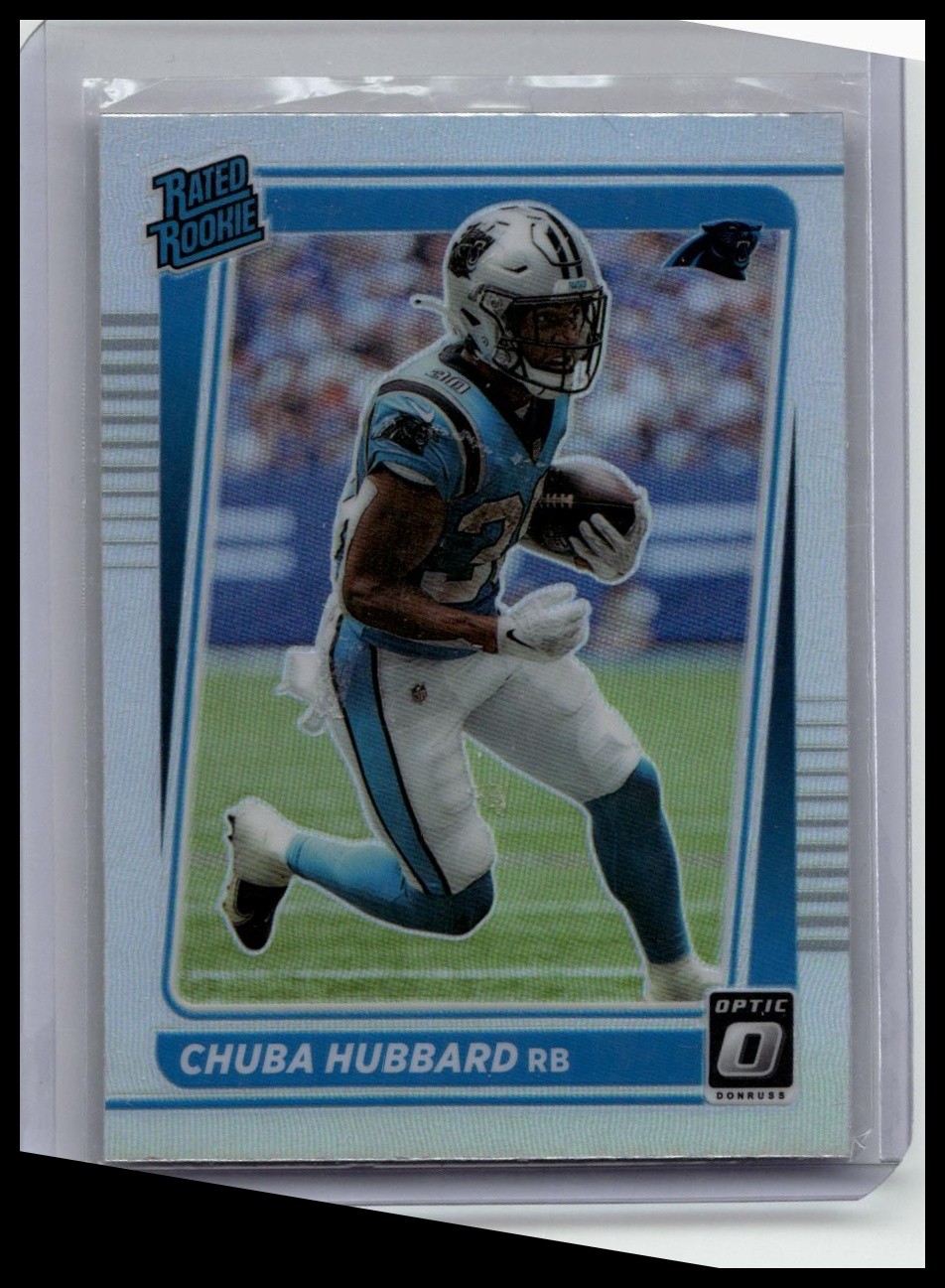 2021 Donruss Optic #225 Chuba Hubbard Holo #4241