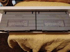 1991 Snes Console Games Super Mario World And Street Fighter 2 3 Games In All