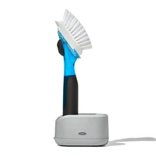 Softworks Soap Dispensing Dish Brush Storage Set