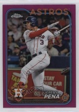 2024 Topps Chrome Pink Refractor Jeremy Pena Jeremy Peña #244 16kt
