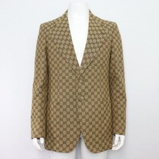 Gucci 563510 GG Jacquard Canvas Blazer Men's Jacket AA46459 152899010