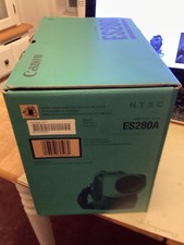Canon ES280 8 mm Video Camcorder.looks unused in box Instructions etc