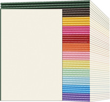 ZCZN 48 Pack Colorful Blank Notebooks Bulk, A5 Journals with 12 Colors, 60 Pages