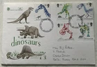 GB QEII 1991 Dinosaurs Stuart Embossed FDC Portsmouth FDI Pencil Address