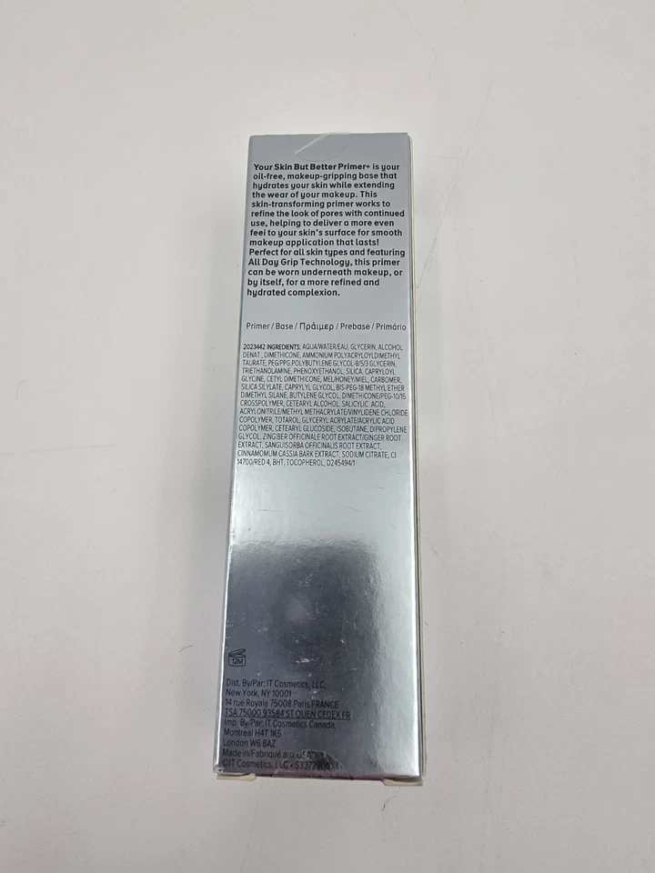 NEW~IT COSMETICS Your Skin But Better Makeup Primer+ Oil-Free ALL DAY 1 OZ - Image 3 of 4