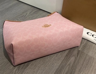 COACH CEL12 Laurel Shoulder Bag In Signature Canvas With Charms