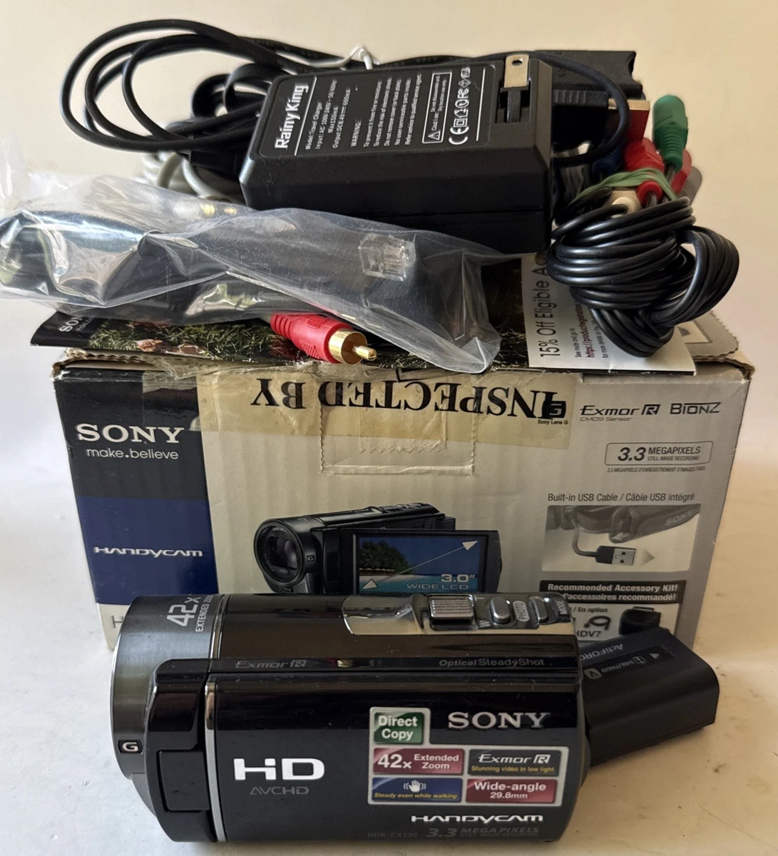 Sony High Definition 40-60x Optical Zoom Camcorders with Touch