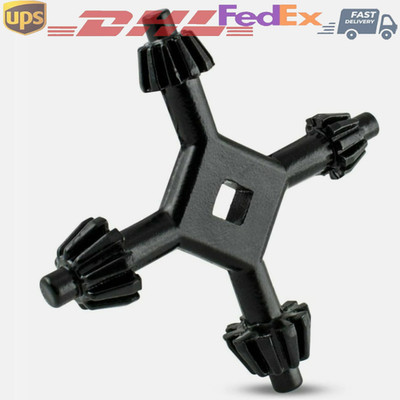 Universal Combination Hand 4 Way Drill Press Chuck Key Size 3/8'' 1/2'' Chucks