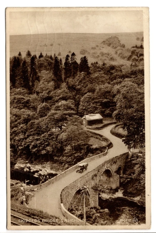 Early Valentine's/Adam Grieve Post Card of Skippers Bridge, Langholm. Dumfries' - Image 1 of 1