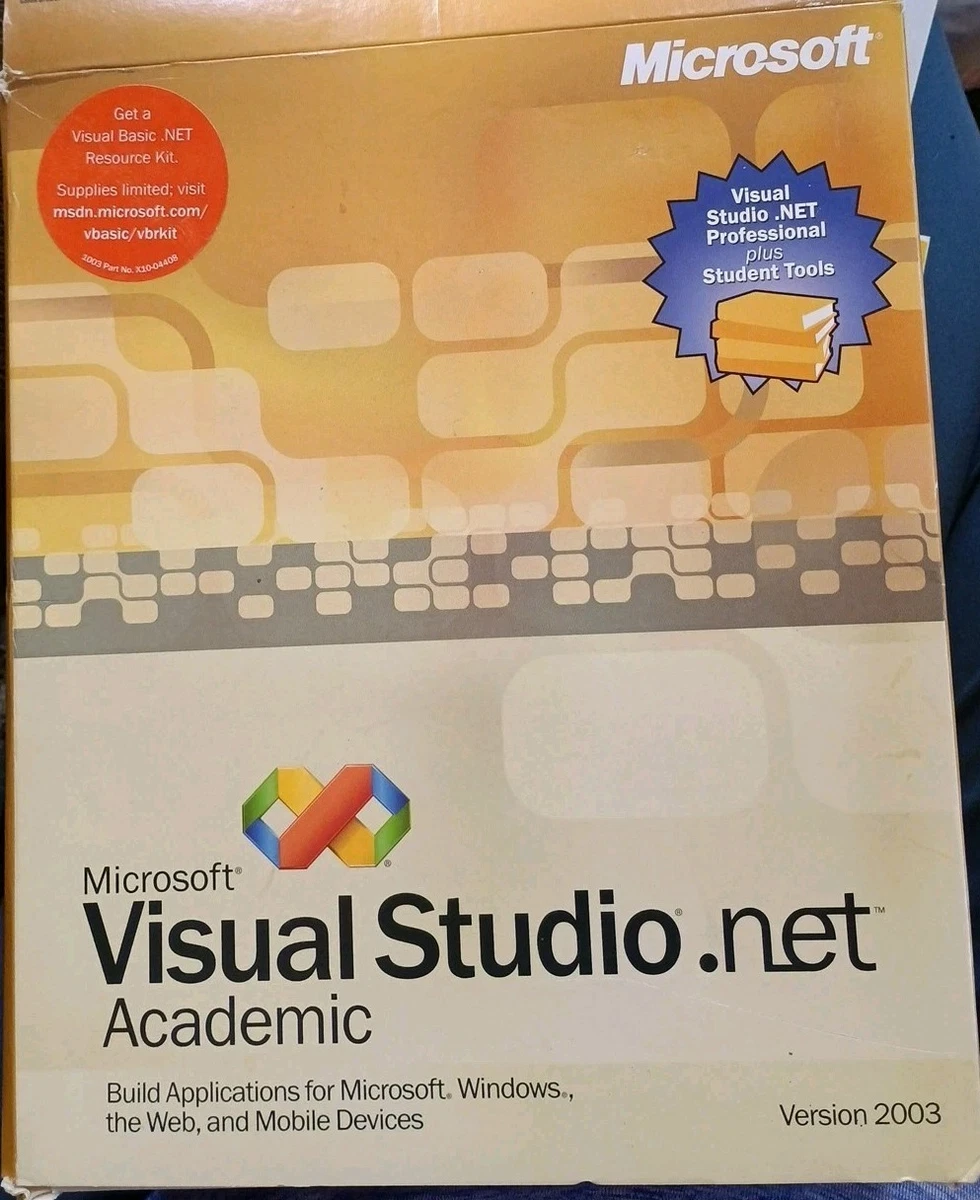 visual studio 2003 products for sale | eBay