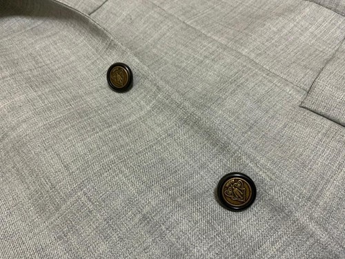 GUCCI Gray Blazer, Size 48 - Picture 5 of 24