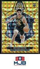 2023-24 Panini Mosaic Ben Sheppard Reactive Yellow Rookie #244 Indiana Pacers