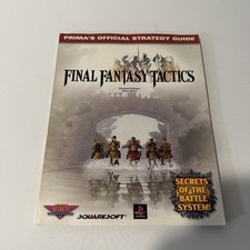 Final Fantasy Tactics Prima Official Strategy Guide PS1 Book Square Enix