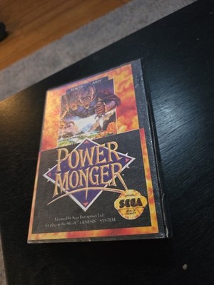 Power Monger Sega Genesis Complete In Box CIB Great Shape Original EA case