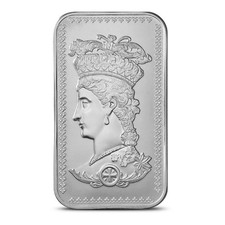 1 oz Gothic Crown Silver Bar (New) 80.53 per troy oz
