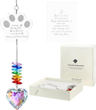 Dog Memorial Gifts, K9 Dog Memorial Crystal Suncatcher, Pet Loss Gift, Pet Sympa