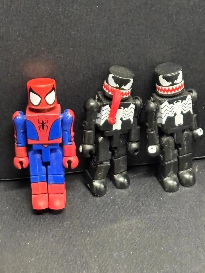 Lote de 5 figuras sueltas Marvel Minimates Spider-Man, Venom Foto 3 de 4