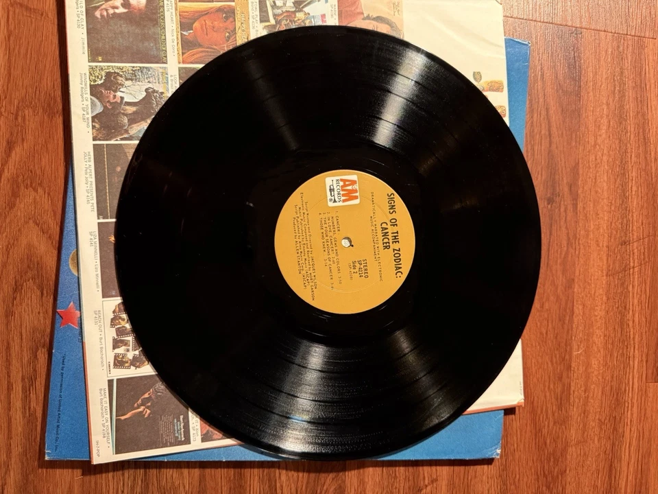 Cancer Signs Of The Zodiac SP 4214 Vintage Vinyl Record LP Horoscope Celestial  - Image 4 of 4